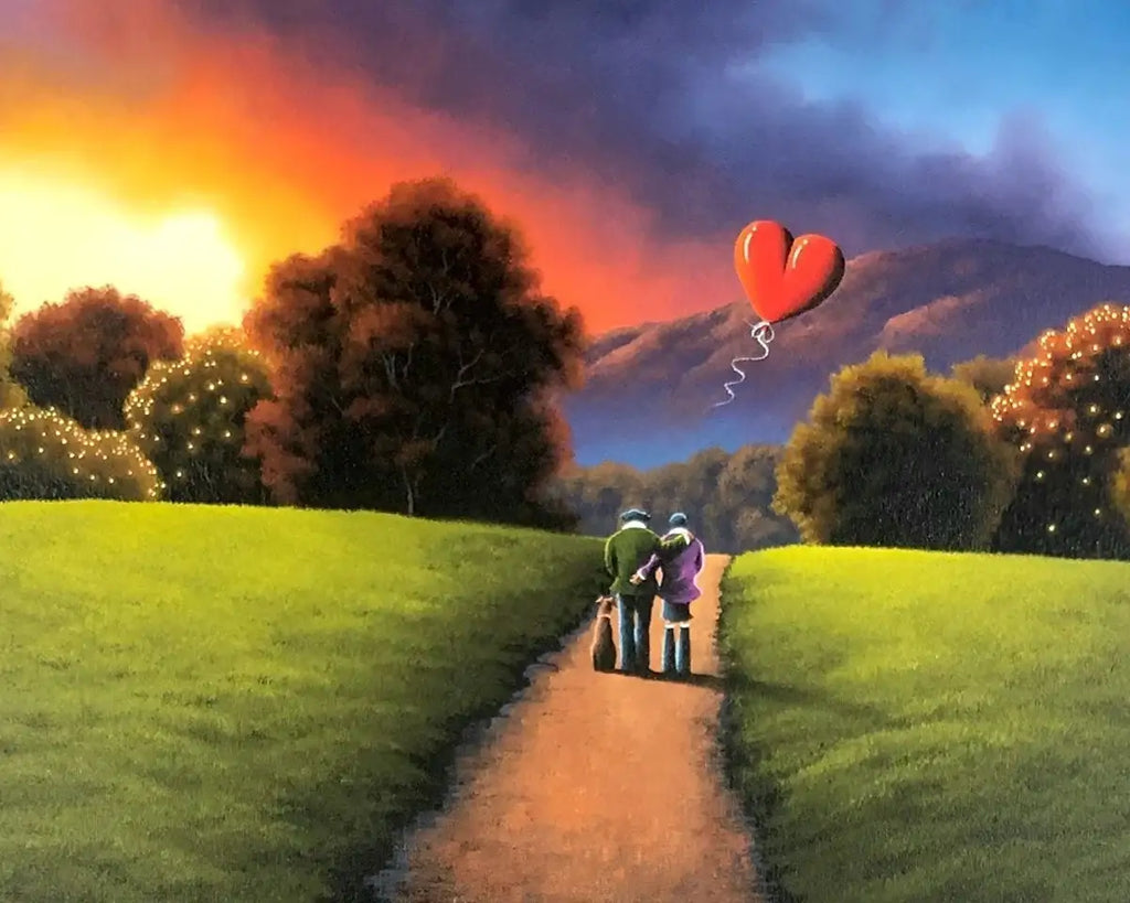 By Each Others Side - Original - SOLD by artist David Renshaw - Wyecliffe Galleries