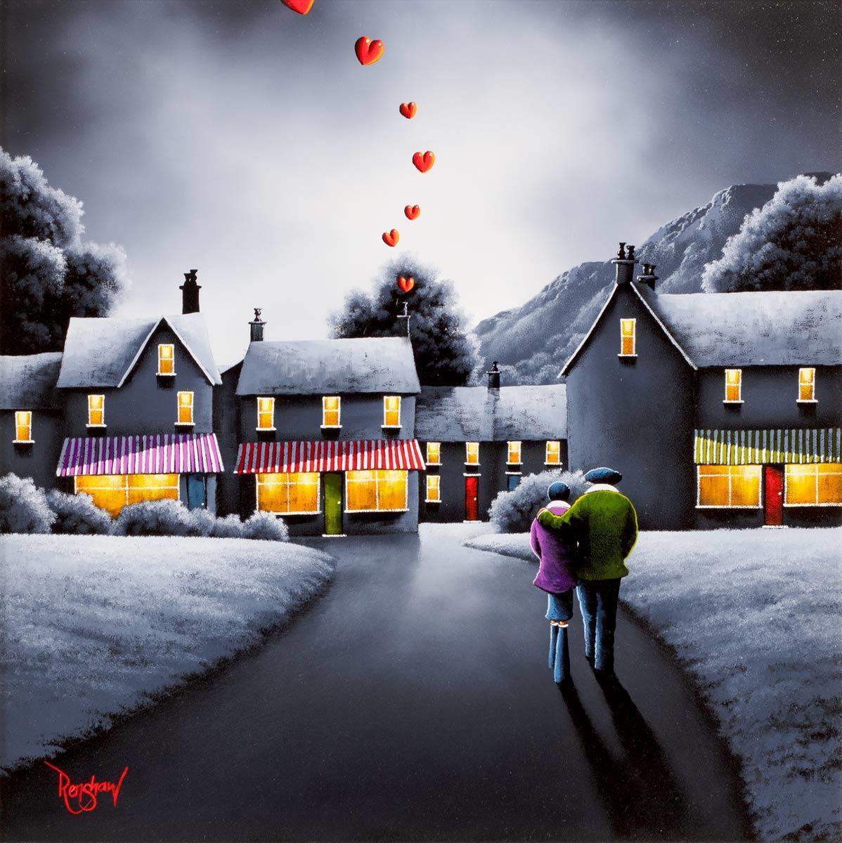 By My Side - Original - SOLD by artist David Renshaw - Wyecliffe Galleries