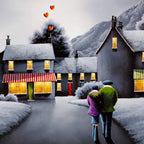By My Side - Original - SOLD by artist David Renshaw - Wyecliffe Galleries