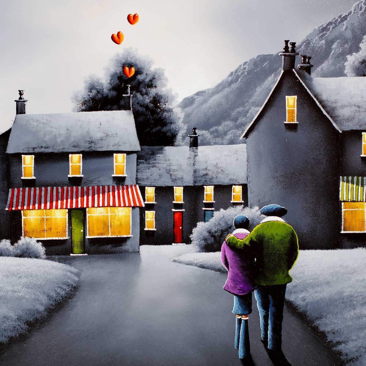 By My Side - Original - SOLD by artist David Renshaw - Wyecliffe Galleries