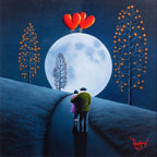 By Pale Moonlight - Original - SOLD by artist David Renshaw - Wyecliffe Galleries