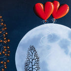 By Pale Moonlight - Original - SOLD by artist David Renshaw - Wyecliffe Galleries