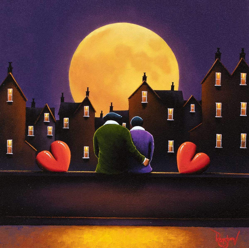 By the Moonlight - Original - SOLD by artist David Renshaw - Wyecliffe Galleries