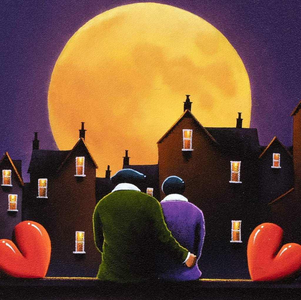 By the Moonlight - Original - SOLD by artist David Renshaw - Wyecliffe Galleries