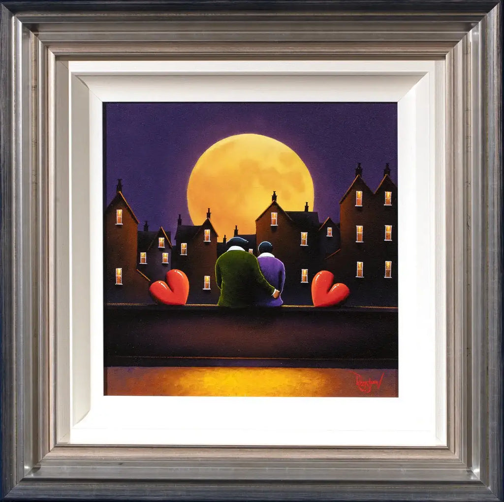 By the Moonlight - Original - SOLD by artist David Renshaw - Wyecliffe Galleries