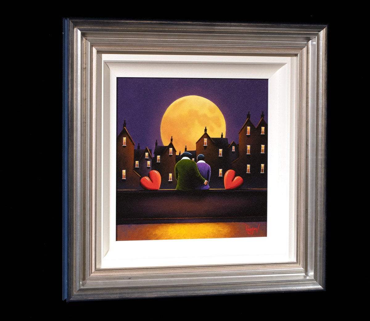 By the Moonlight - Original - SOLD by artist David Renshaw - Wyecliffe Galleries