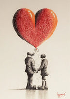 By Your Side - Sketch - SOLD by artist David Renshaw - Wyecliffe Galleries