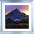 Camping With A View - Original - SOLD by artist David Renshaw - Wyecliffe Galleries