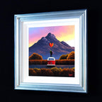 Camping With A View - Original - SOLD by artist David Renshaw - Wyecliffe Galleries
