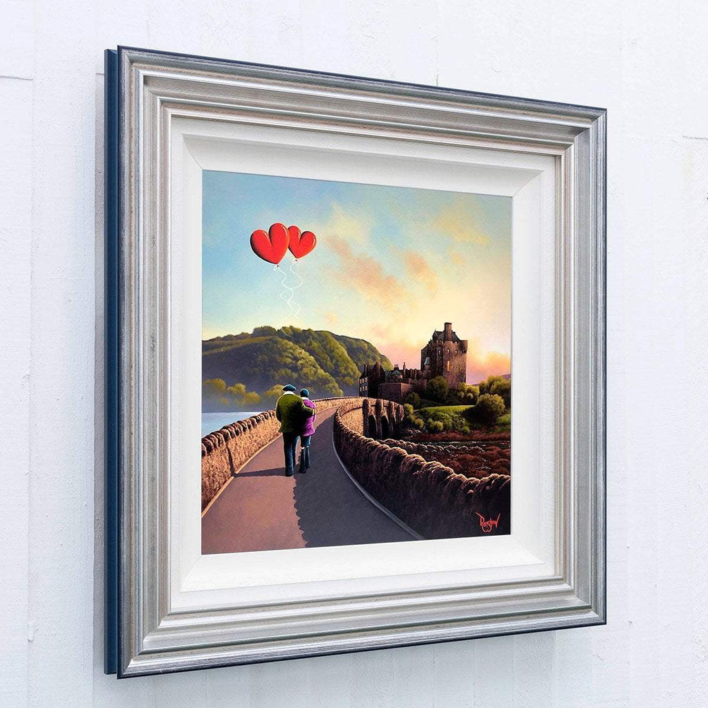 Castle on The Hill - Original - SOLD by artist David Renshaw - Wyecliffe Galleries