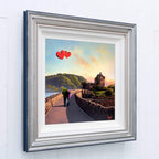 Castle on The Hill - Original - SOLD by artist David Renshaw - Wyecliffe Galleries