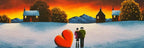 Chasing Sunsets - Original - SOLD by artist David Renshaw - Wyecliffe Galleries
