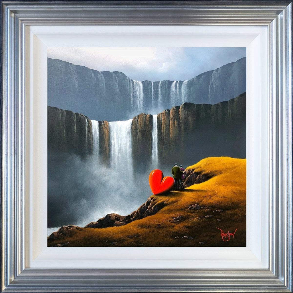 Chasing Waterfalls - Original - SOLD by artist David Renshaw - Wyecliffe Galleries