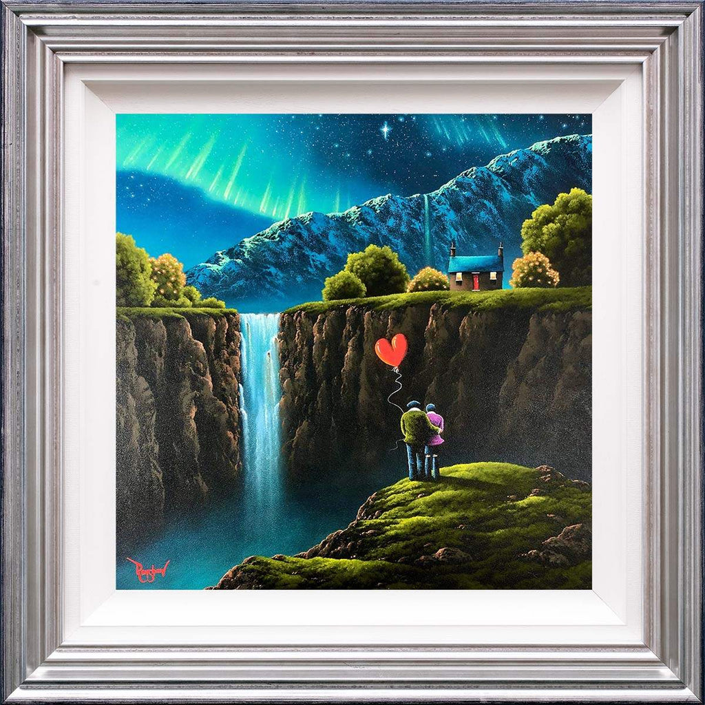 Chasing Waterfalls - Original - SOLD by artist David Renshaw - Wyecliffe Galleries