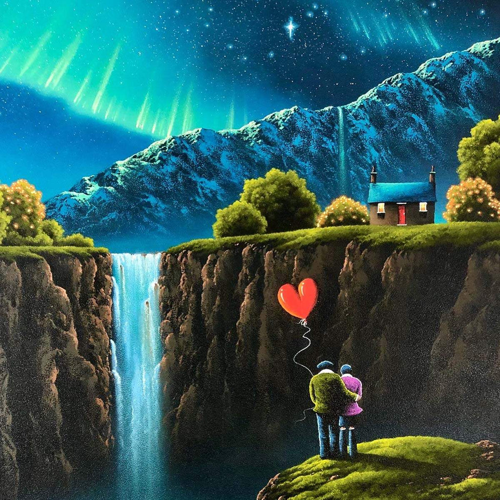 Chasing Waterfalls - Original - SOLD by artist David Renshaw - Wyecliffe Galleries