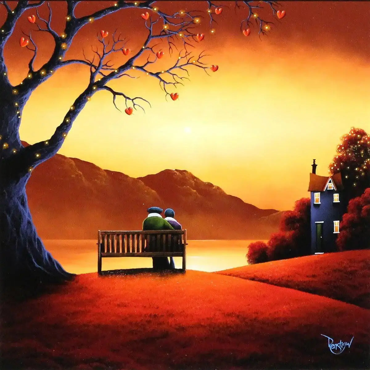 Cherishing Love - SOLD by artist David Renshaw - Wyecliffe Galleries