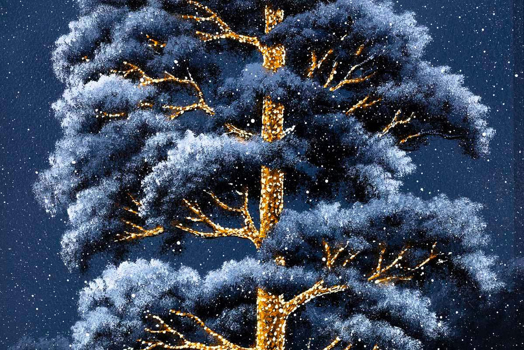 Christmas Love - Original - SOLD by artist David Renshaw - Wyecliffe Galleries