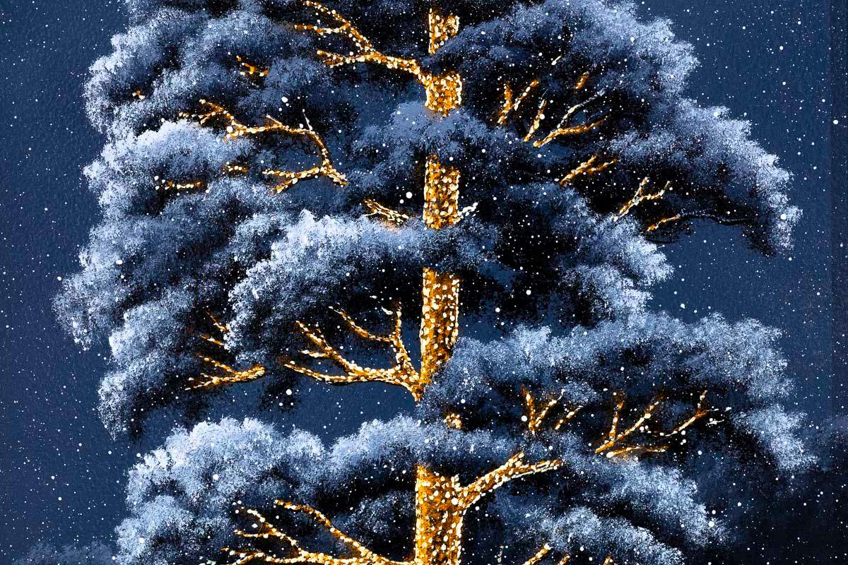 Christmas Love - Original - SOLD by artist David Renshaw - Wyecliffe Galleries