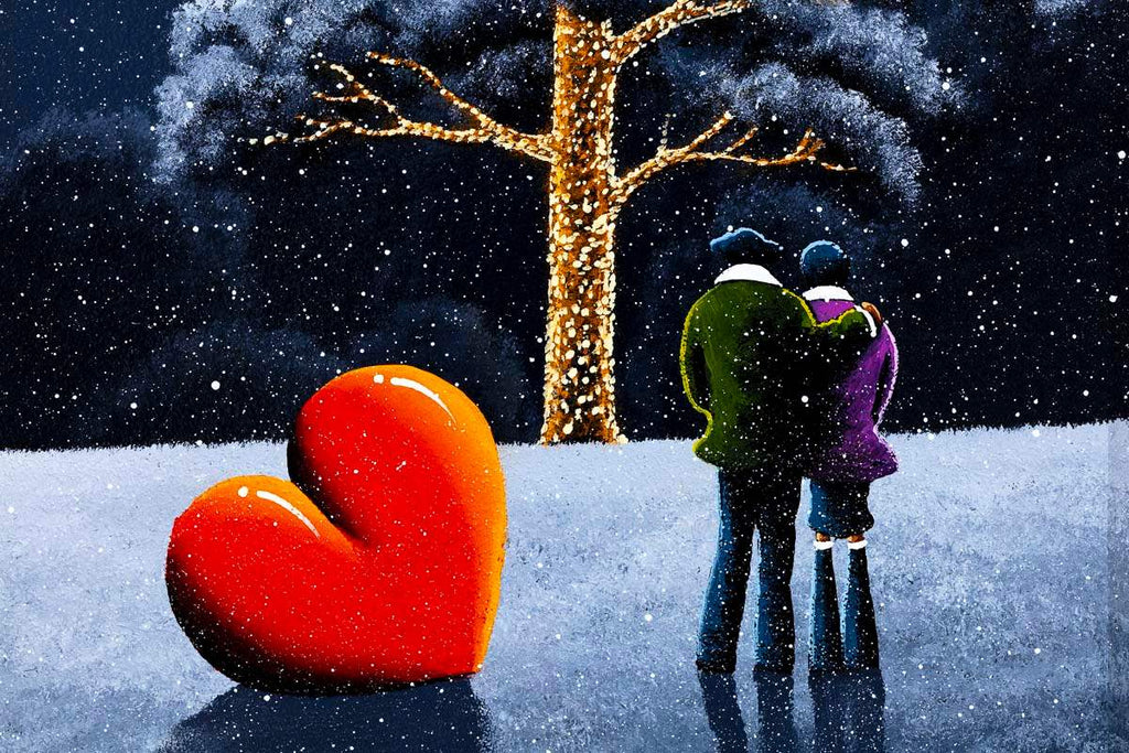 Christmas Love - Original - SOLD by artist David Renshaw - Wyecliffe Galleries