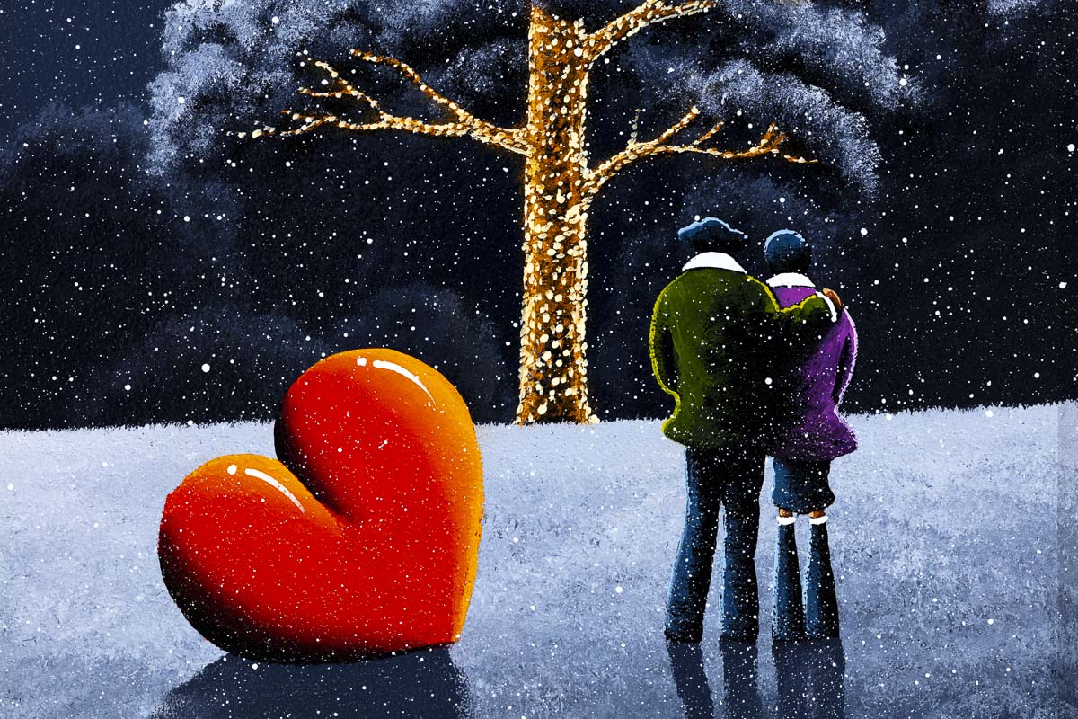 Christmas Love - Original David Renshaw Framed
