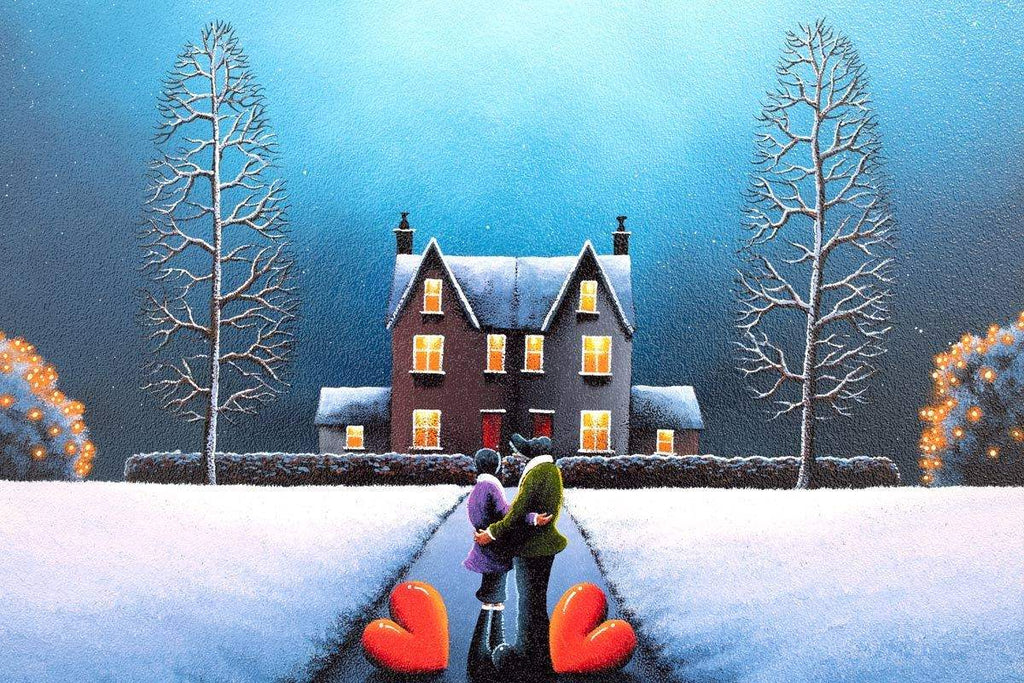 Christmas Together - Original - SOLD by artist David Renshaw - Wyecliffe Galleries