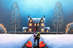 Christmas Together - Original - SOLD by artist David Renshaw - Wyecliffe Galleries