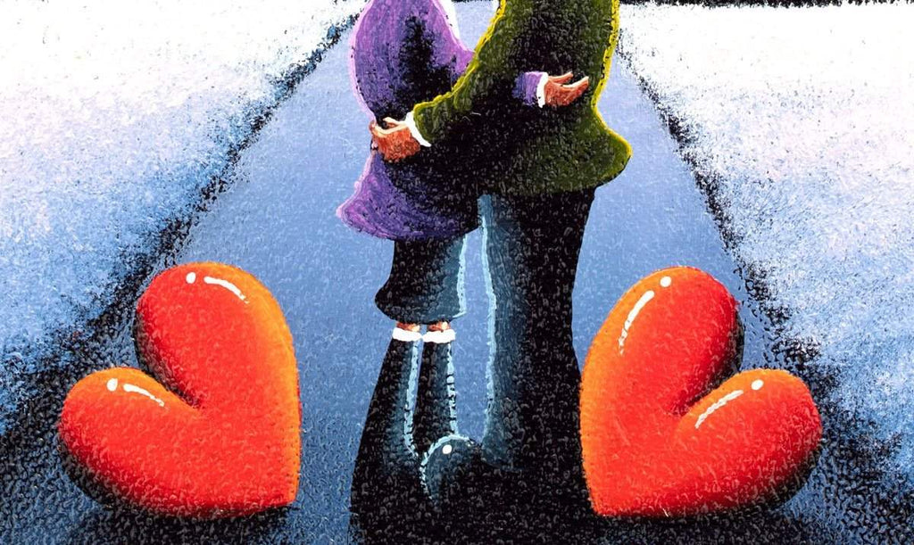 Christmas Together - Original - SOLD by artist David Renshaw - Wyecliffe Galleries