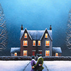 Christmas Together - Original - SOLD by artist David Renshaw - Wyecliffe Galleries