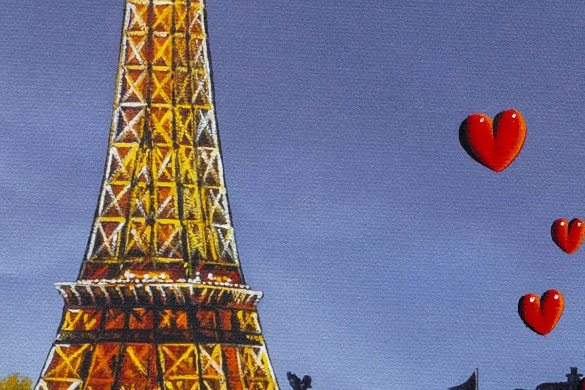 City of Love, City of Light - Edition - SOLD by artist David Renshaw - Wyecliffe Galleries