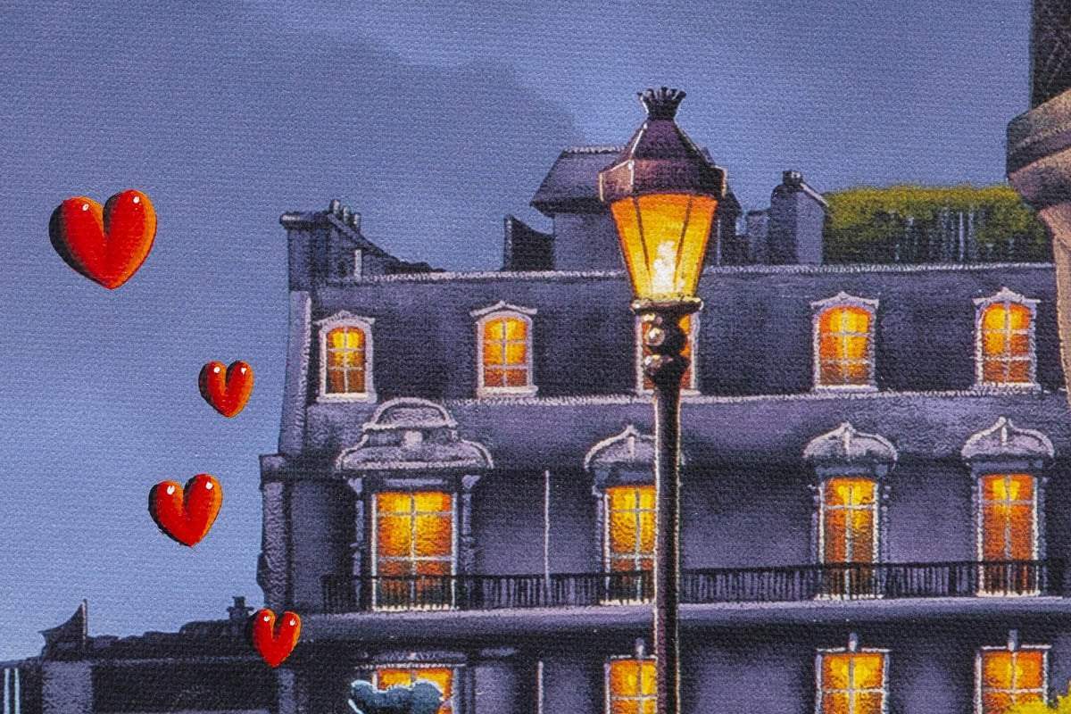 City of Love, City of Light - Edition - SOLD by artist David Renshaw - Wyecliffe Galleries