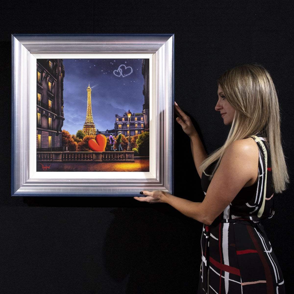 City of Love, City of Light - Edition - SOLD by artist David Renshaw - Wyecliffe Galleries