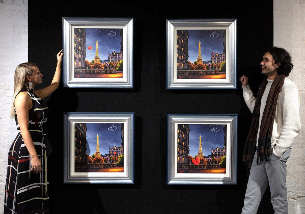 City of Love, City of Light - Edition - SOLD by artist David Renshaw - Wyecliffe Galleries