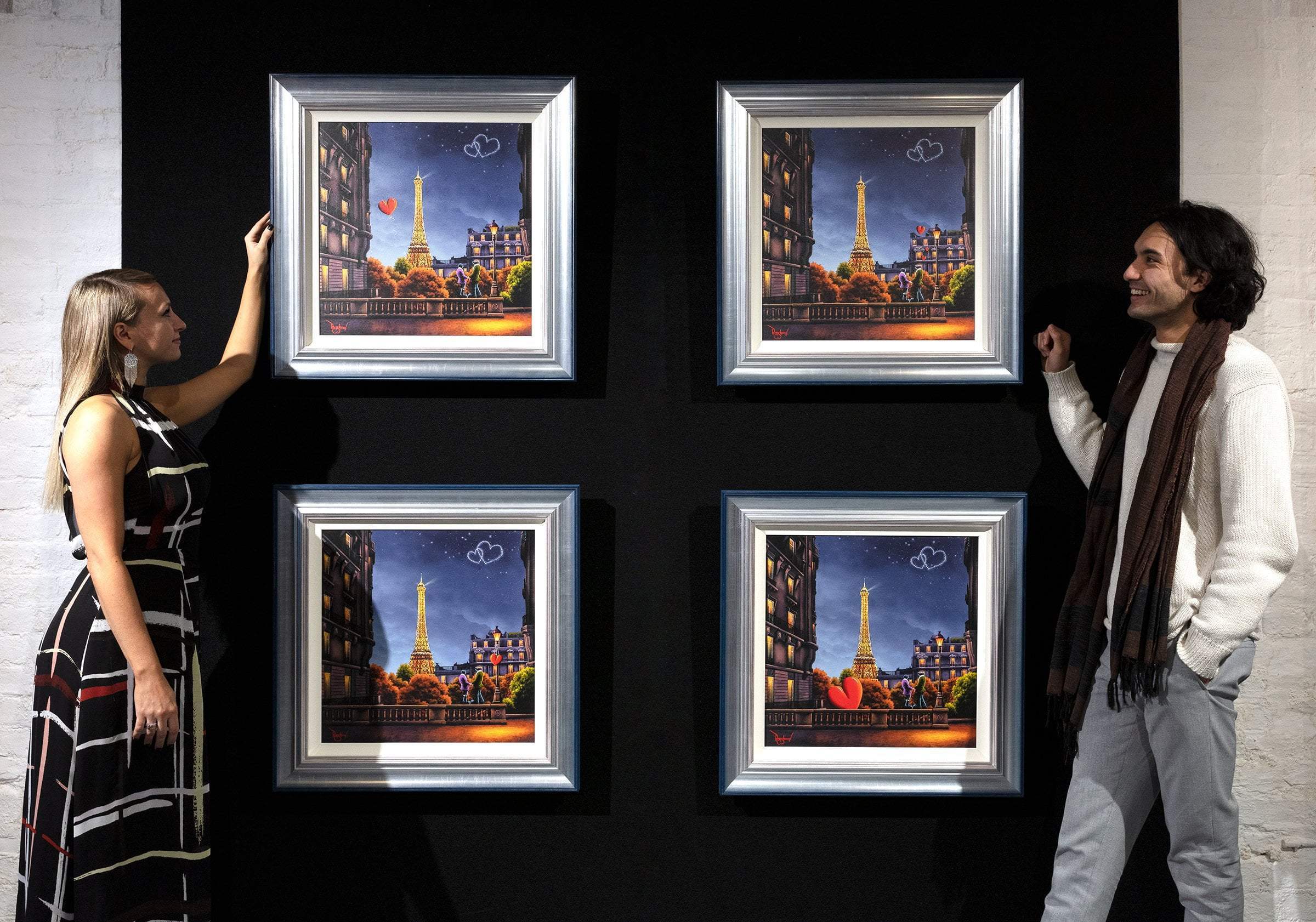 City of Love, City of Light - Edition - SOLD by artist David Renshaw - Wyecliffe Galleries