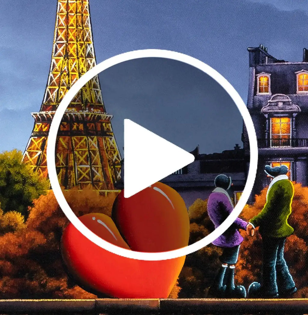 City of Love, City of Light - Edition - SOLD by artist David Renshaw - Wyecliffe Galleries