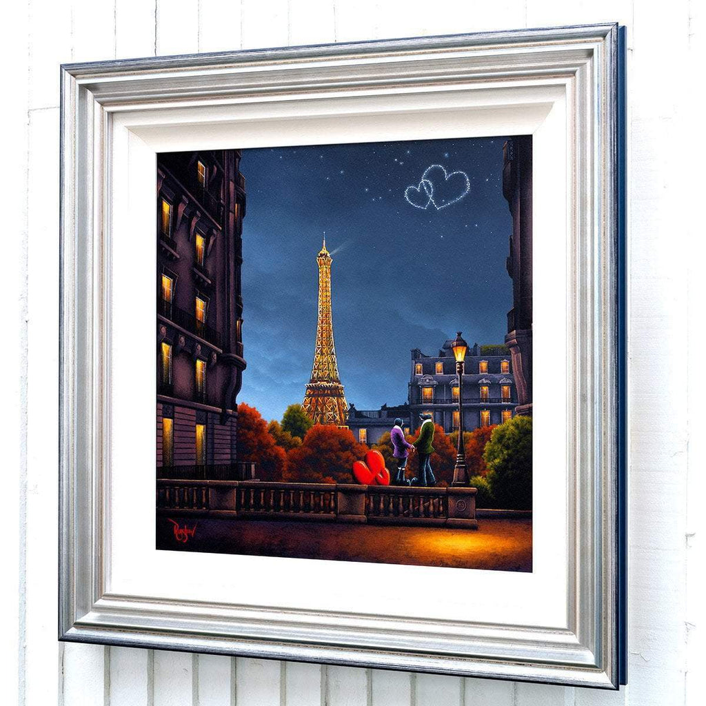 City of Love, City of Light - Original - SOLD by artist David Renshaw - Wyecliffe Galleries
