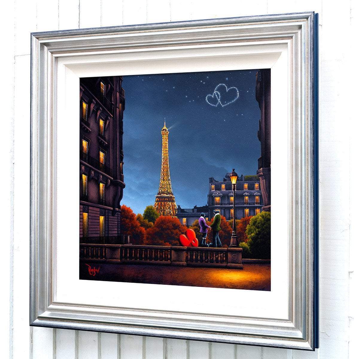 City of Love, City of Light - Original - SOLD by artist David Renshaw - Wyecliffe Galleries