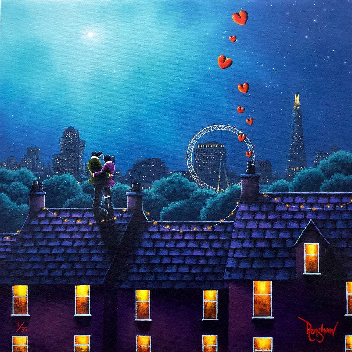 City of Stars - Boutique Edition by artist David Renshaw - Wyecliffe Galleries