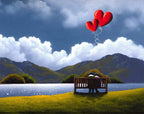 Cloudy Skies - Original - SOLD by artist David Renshaw - Wyecliffe Galleries