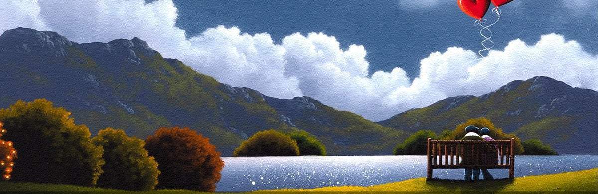 Cloudy Skies - Original - SOLD by artist David Renshaw - Wyecliffe Galleries