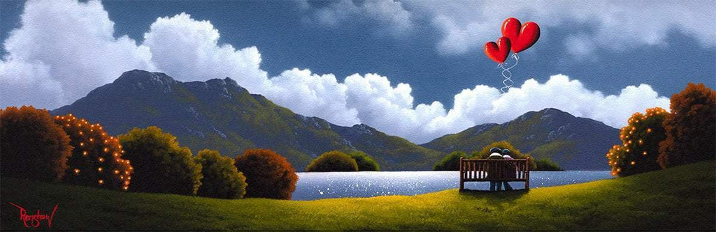 Cloudy Skies - Original - SOLD by artist David Renshaw - Wyecliffe Galleries