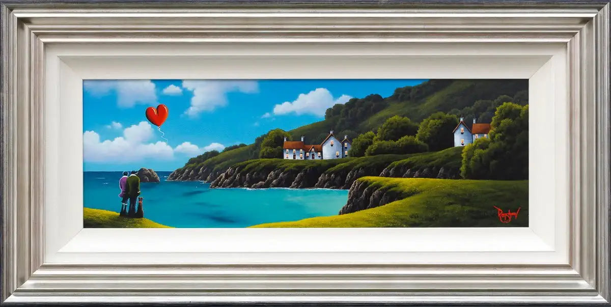 Coastal Love - Original - SOLD by artist David Renshaw - Wyecliffe Galleries
