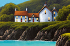 Coastal Love - Original - SOLD by artist David Renshaw - Wyecliffe Galleries