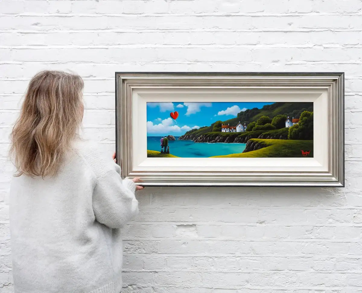 Coastal Love - Original - SOLD by artist David Renshaw - Wyecliffe Galleries