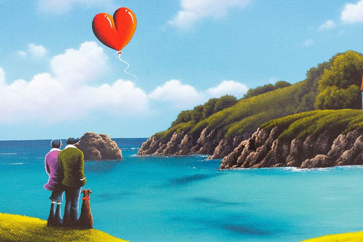 Coastal Love - Original - SOLD by artist David Renshaw - Wyecliffe Galleries