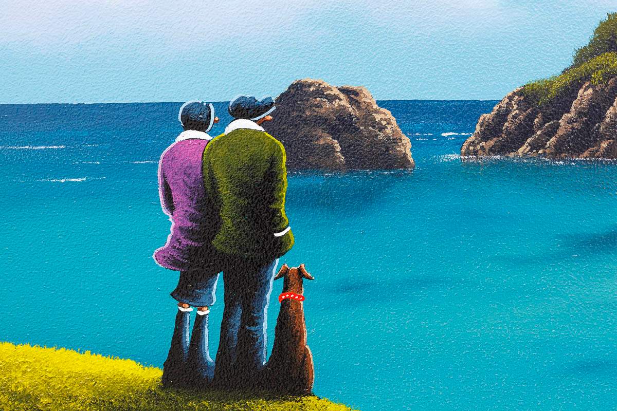 Coastal Love - Original - SOLD by artist David Renshaw - Wyecliffe Galleries