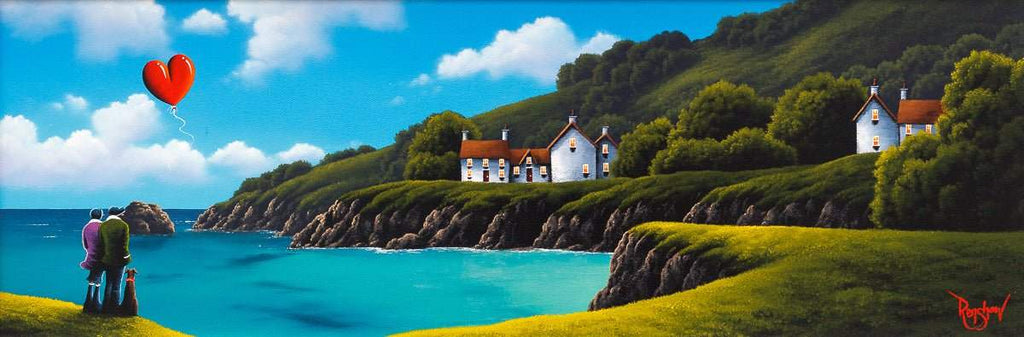 Coastal Love - Original - SOLD by artist David Renshaw - Wyecliffe Galleries
