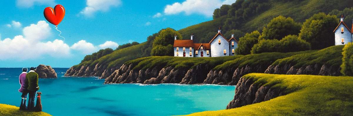 Coastal Love - Original - SOLD by artist David Renshaw - Wyecliffe Galleries