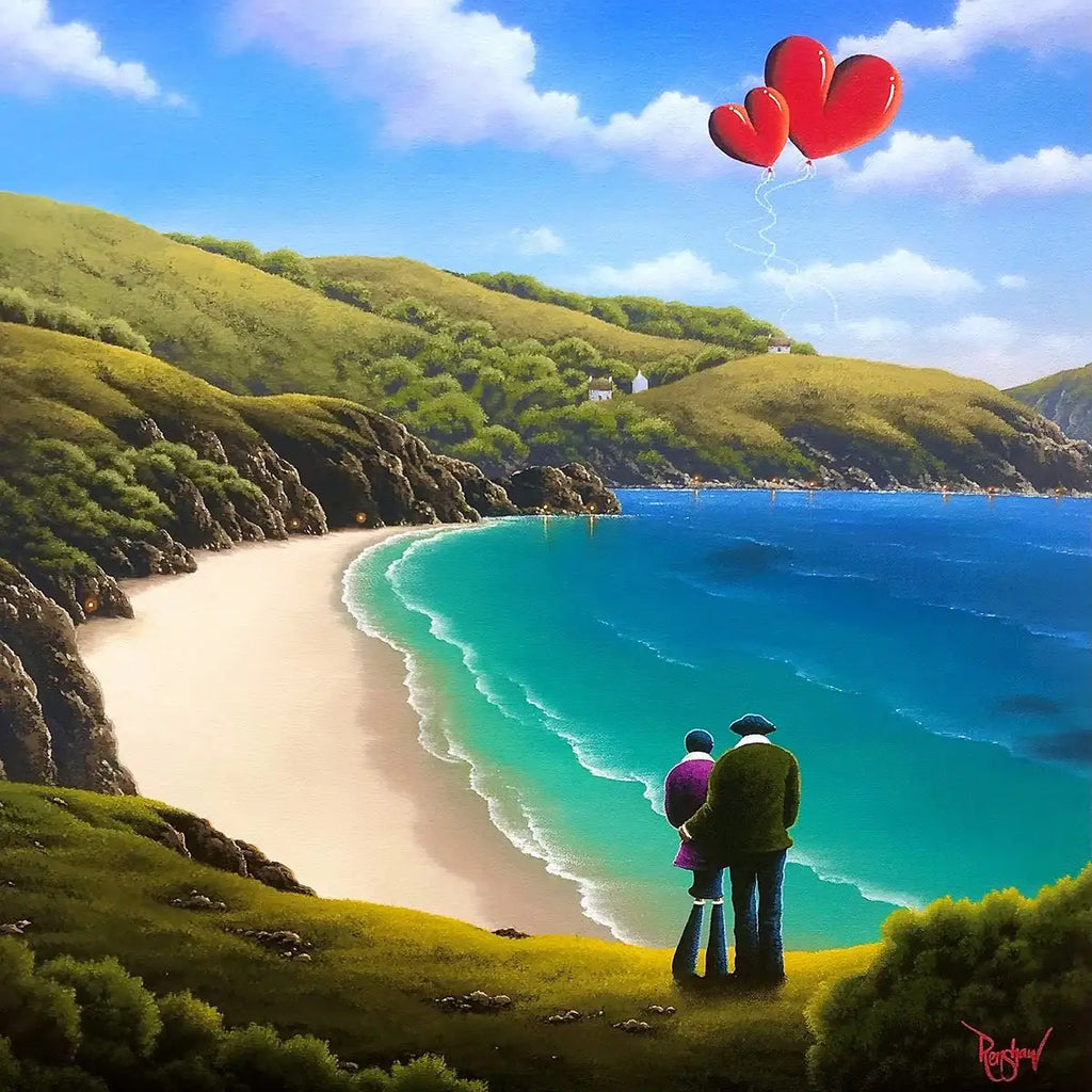 Coastal Vista - Original - SOLD by artist David Renshaw - Wyecliffe Galleries