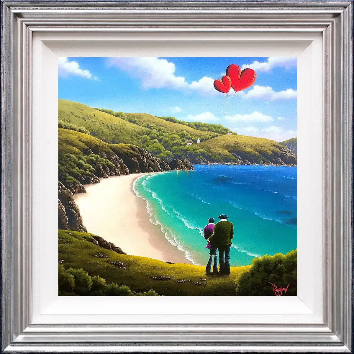 Coastal Vista - Original - SOLD by artist David Renshaw - Wyecliffe Galleries