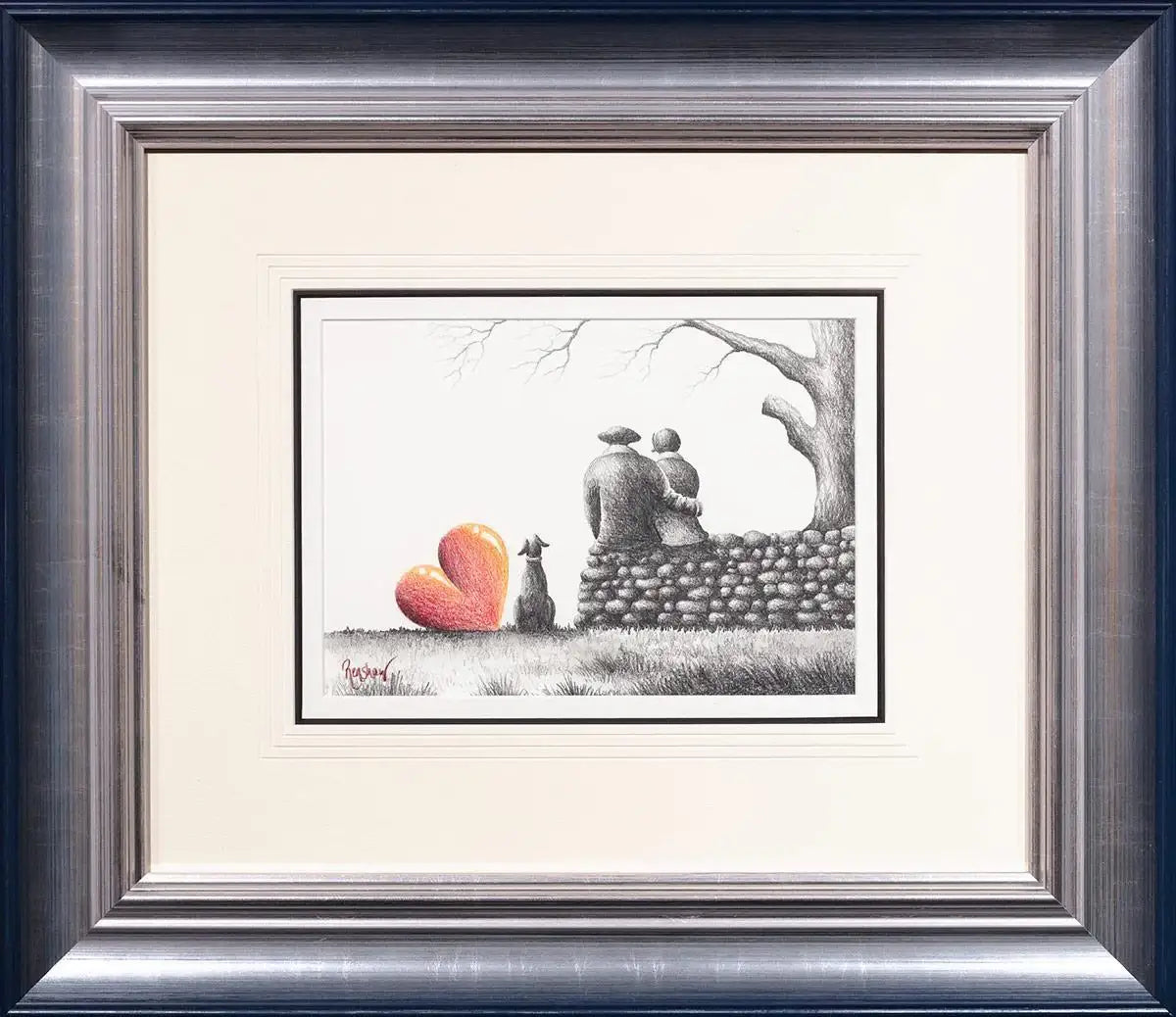 Contemplation - Sketch - SOLD by artist David Renshaw - Wyecliffe Galleries